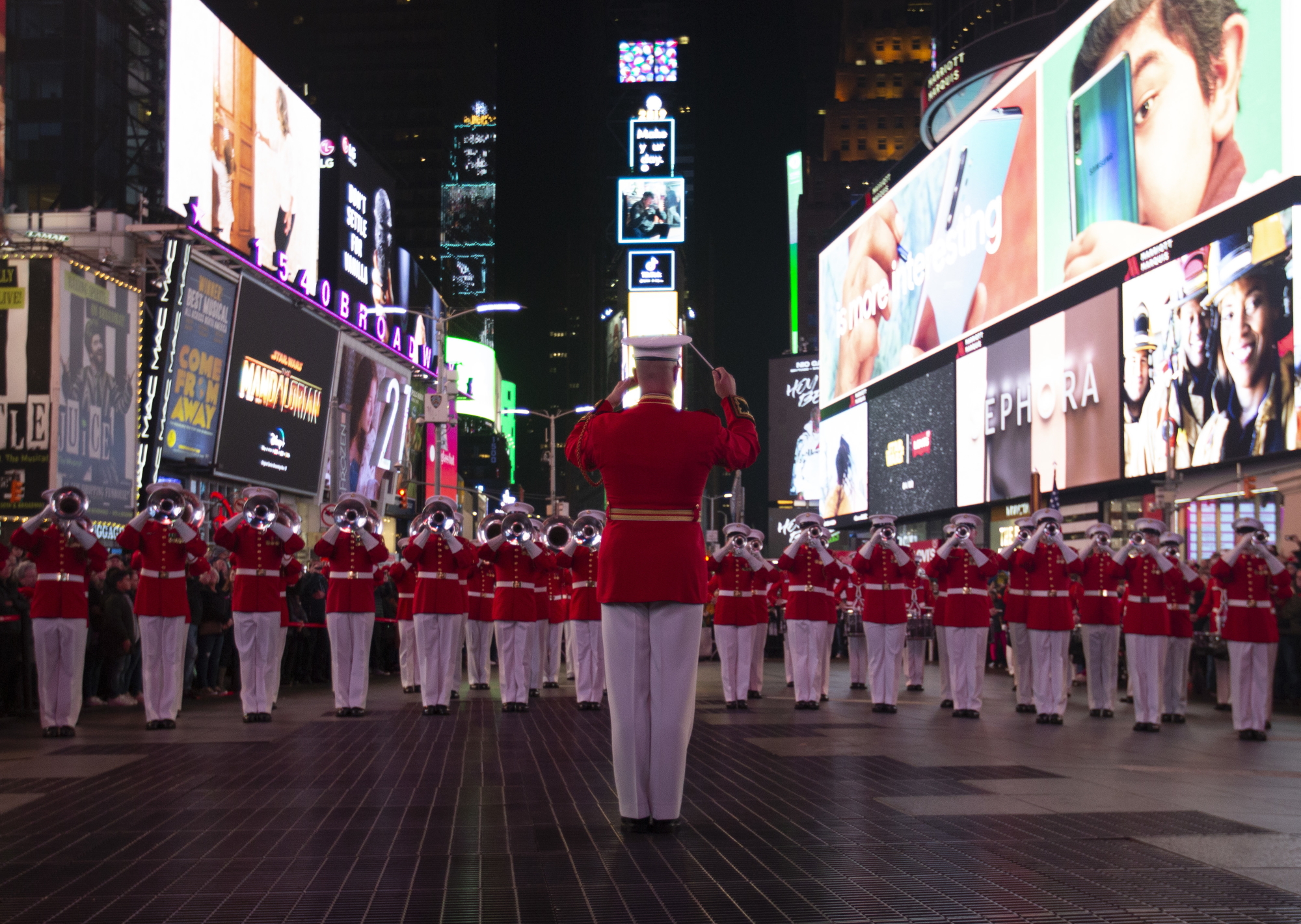 Marine Corps Drum and Bugle Corps, Times Square